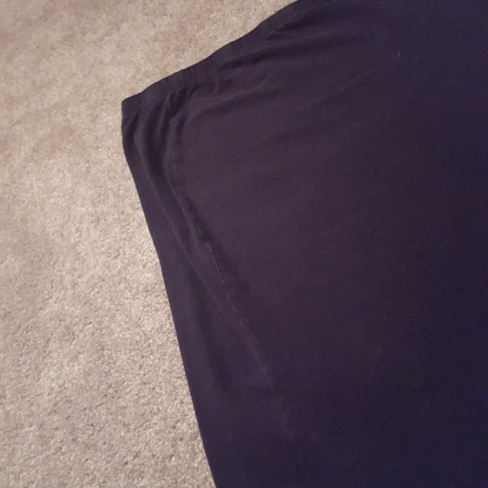 Navy Pencil Skirt